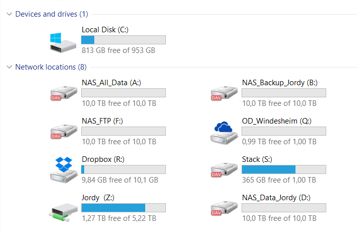 webdav synology netdrive