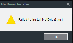 netdrive_Failed